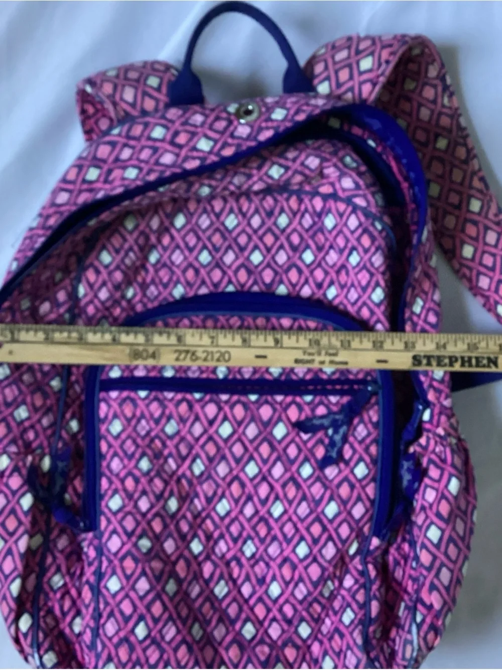 Vera Bradley Large Geometric Design BAckpack